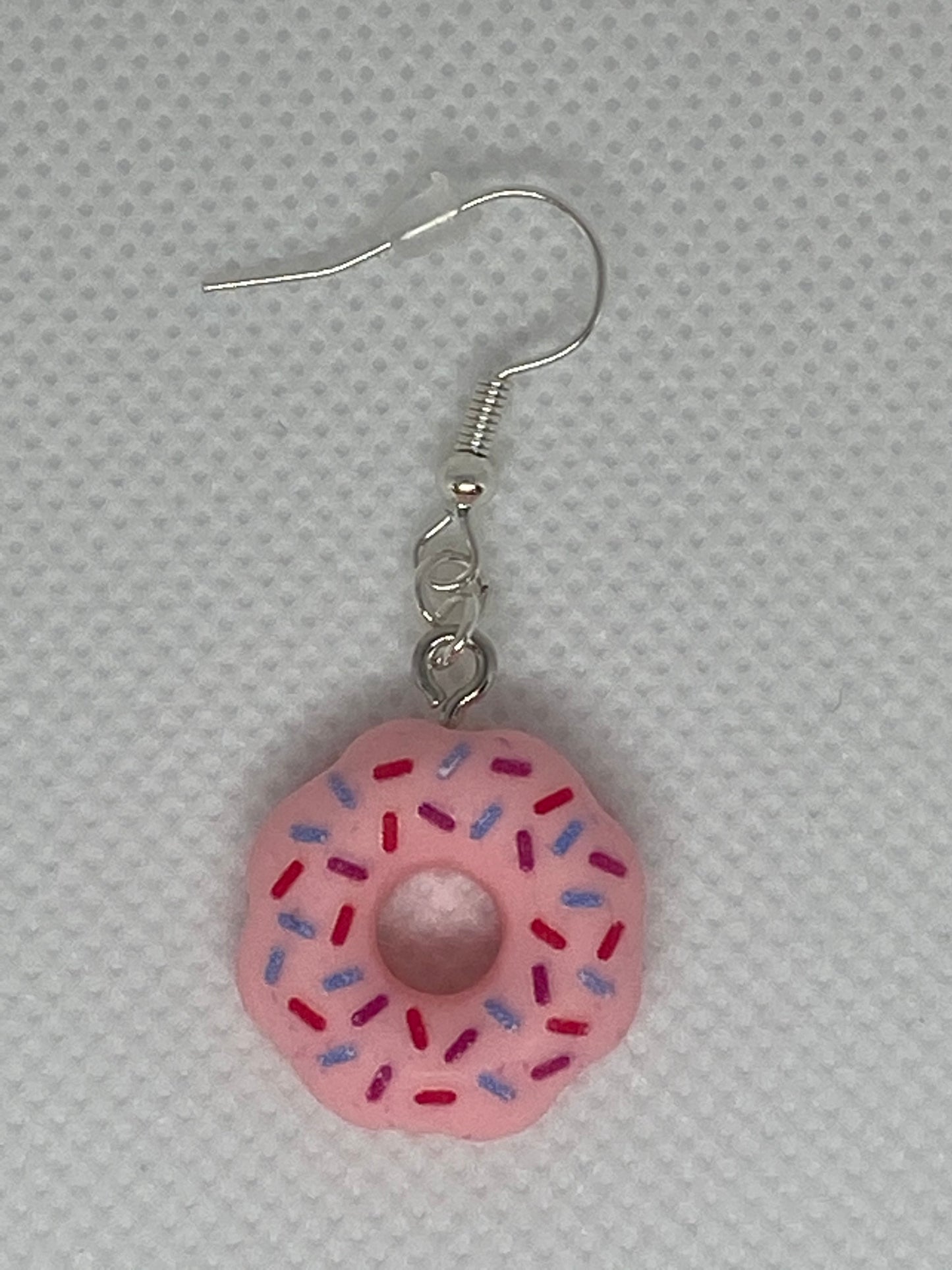 Pink Donut Earrings
