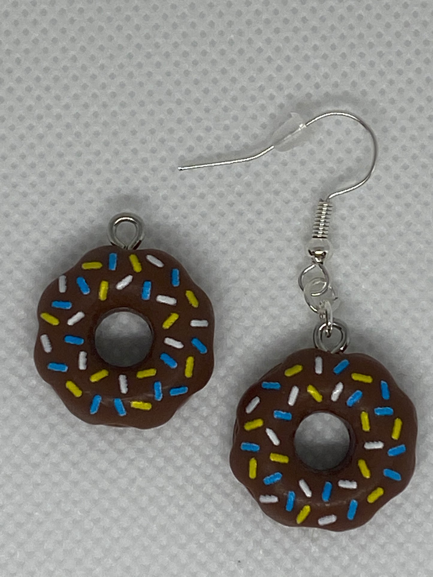 Brown Donut Earrings