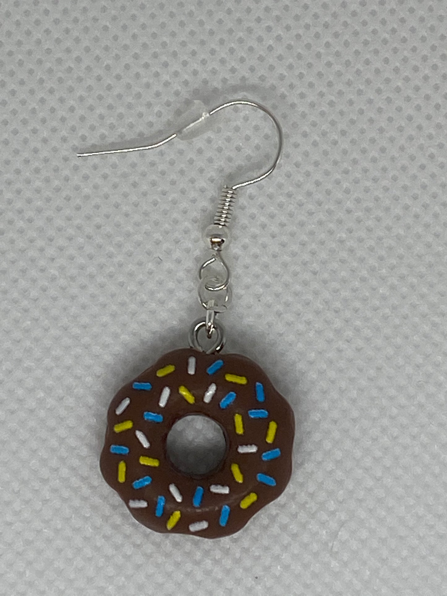 Brown Donut Earrings