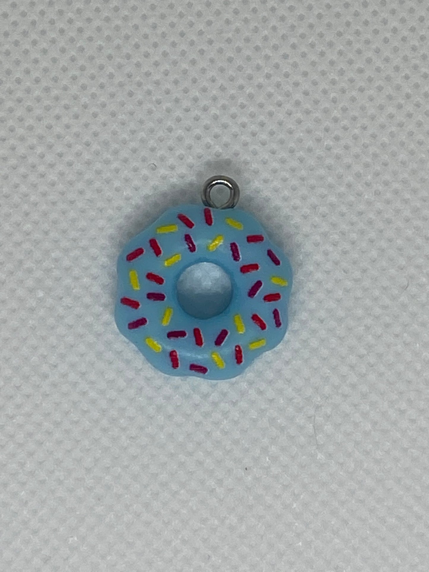 Blue Donut Earrings