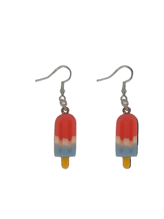 Red/White/Blue Popsicle Earrings